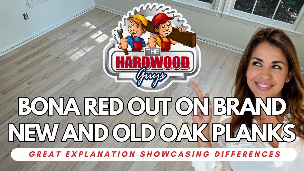 Video thumbnail: Bona Red Out used on 30-year-old and brand-new white oak floors in Marietta, GA