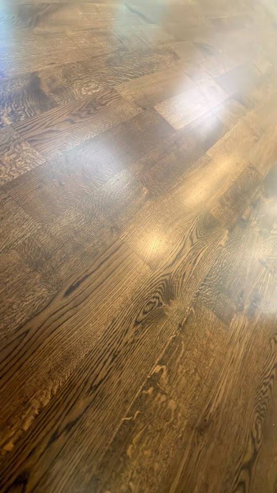 Custom rift and quartered white oak hardwood floors in Marietta, GA