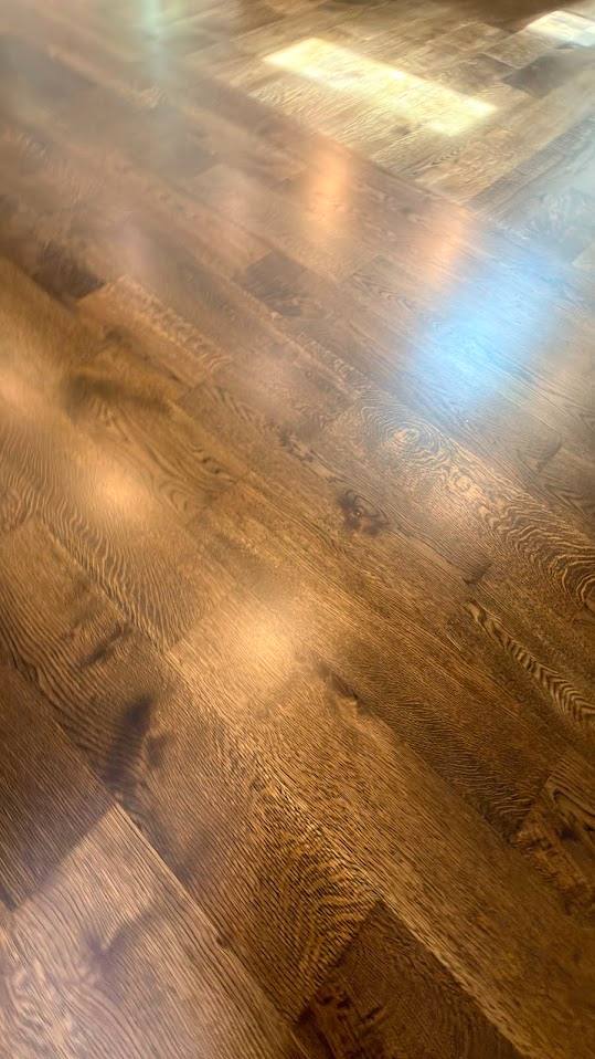 Rift and quartered white oak hardwood floors in Marietta, Georgia by The Hardwood Guys