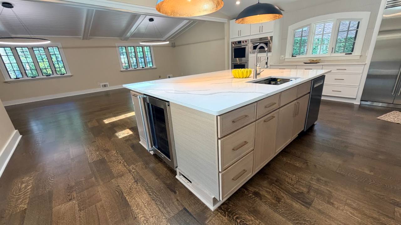 Rift and quartered white oak hardwood floors in Marietta, Georgia by The Hardwood Guys