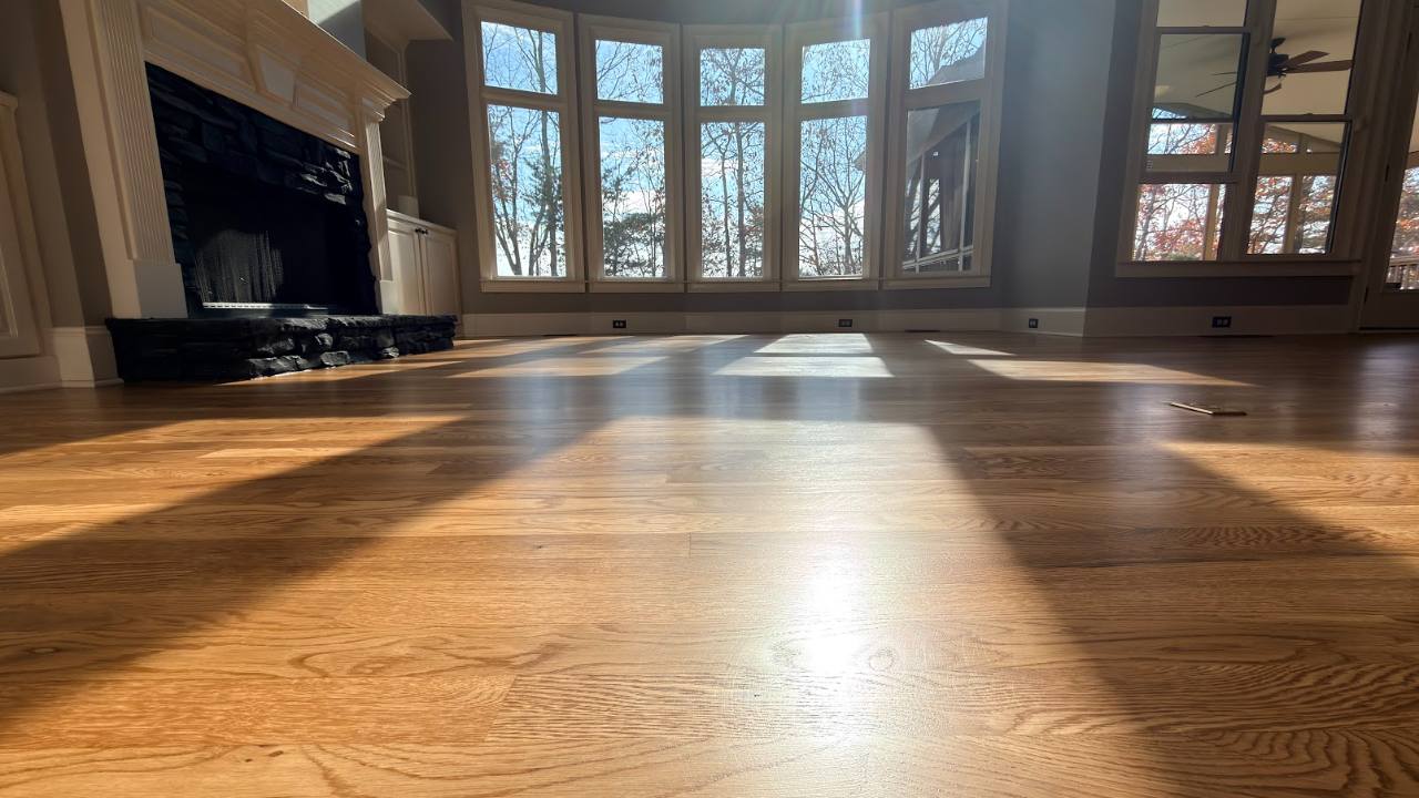 Labor Day Floor Prep in Woodstock